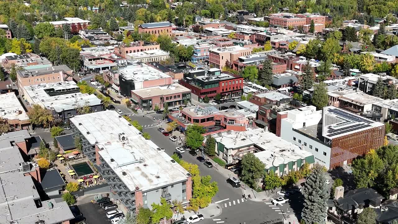 Aspen Colorado aerial view